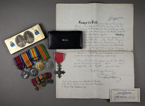 A WWI /WWII OBE group of five medals to Lieutenant George Hay Simpson, RNVR (mine-sweepers)