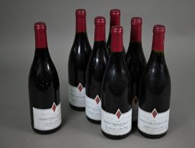 Seven bottles of Domaine Lucien Jacob, Savigny-Vergelesses 1e cru, Bourgogne, France, 2009 - all