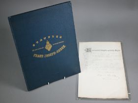 Imperial Austrian Order of Franz Joseph (1849), a bound version of the statutes of the order