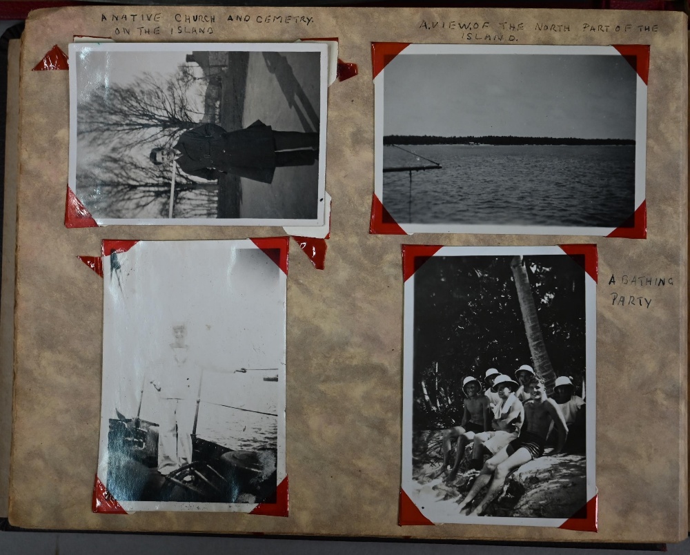 Two World War II albums of personal photographs depicting life aboard naval ships in the - Image 3 of 11