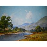 William Wilson - 'The River Orchy, Dalmally', oil on board, signed lower right, 34 x 44 cm