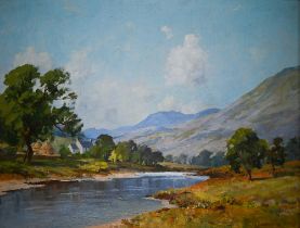 William Wilson - 'The River Orchy, Dalmally', oil on board, signed lower right, 34 x 44 cm