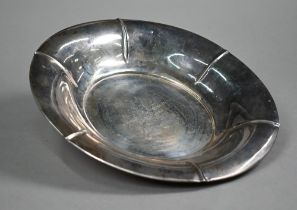 A Belgian .835 standard trophy bowl 'Belgian Golf Federation - June 1953', 10.1oz, 26cm