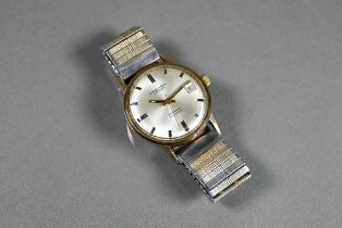 A gentleman's 9ct gold wristwatch by J W Benson of London, with Swiss 25-jewel automatic movement (c