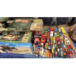 A collection of model cars including Corgi, Dinky,