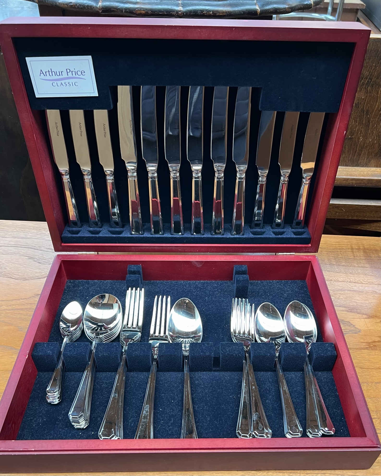 An Arthur Price electroplated part flatware service,