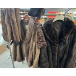 A Regency Furs jacket together with another fur jacket and stoles