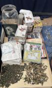 Assorted Airfix figural models together with other models,