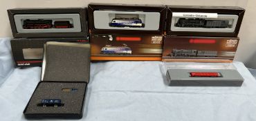 A Marklin Mini-Club 88836 locomotive and tender boxed together with an 88476 locomotive, boxed,