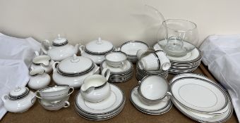 A Royal Doulton "Sarabande" HN5023 part dinner set,