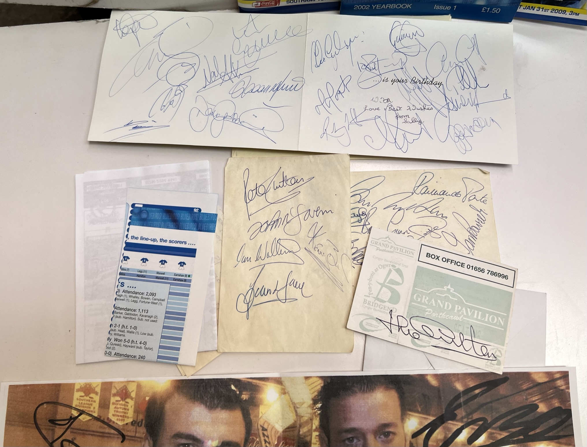 Signed Jack Charlton tickets, together with Joe Calzaghe signed picture, - Image 3 of 3