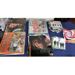 Assorted records including Glen Campbell, The Beatles,