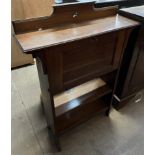 An oak bureau,