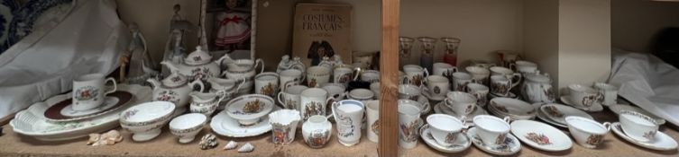 An extensive collection of Royal Commemoratives including mugs, tea cups and saucers,