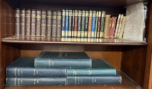 Bound volumes of Country Life magazines together with Jane Austen,