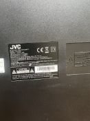 A JVC 40" HD ready 1080p LED backlit television,