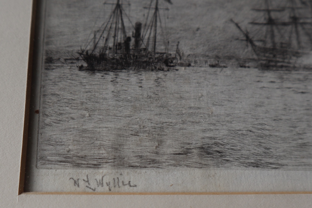 William Lionel Wyllie "The last journey" An Etching Signed in pencil to the margin 16. - Image 3 of 5