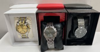Three Orlando Gentleman's wristwatches,
