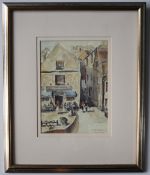 Henry Cummings Port Isaac Watercolour Signed 27 x 20cm