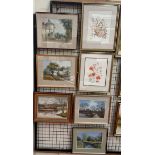 Dorothy Gillespy A lakeland scene Pastels Signed Together with another by the same hand,