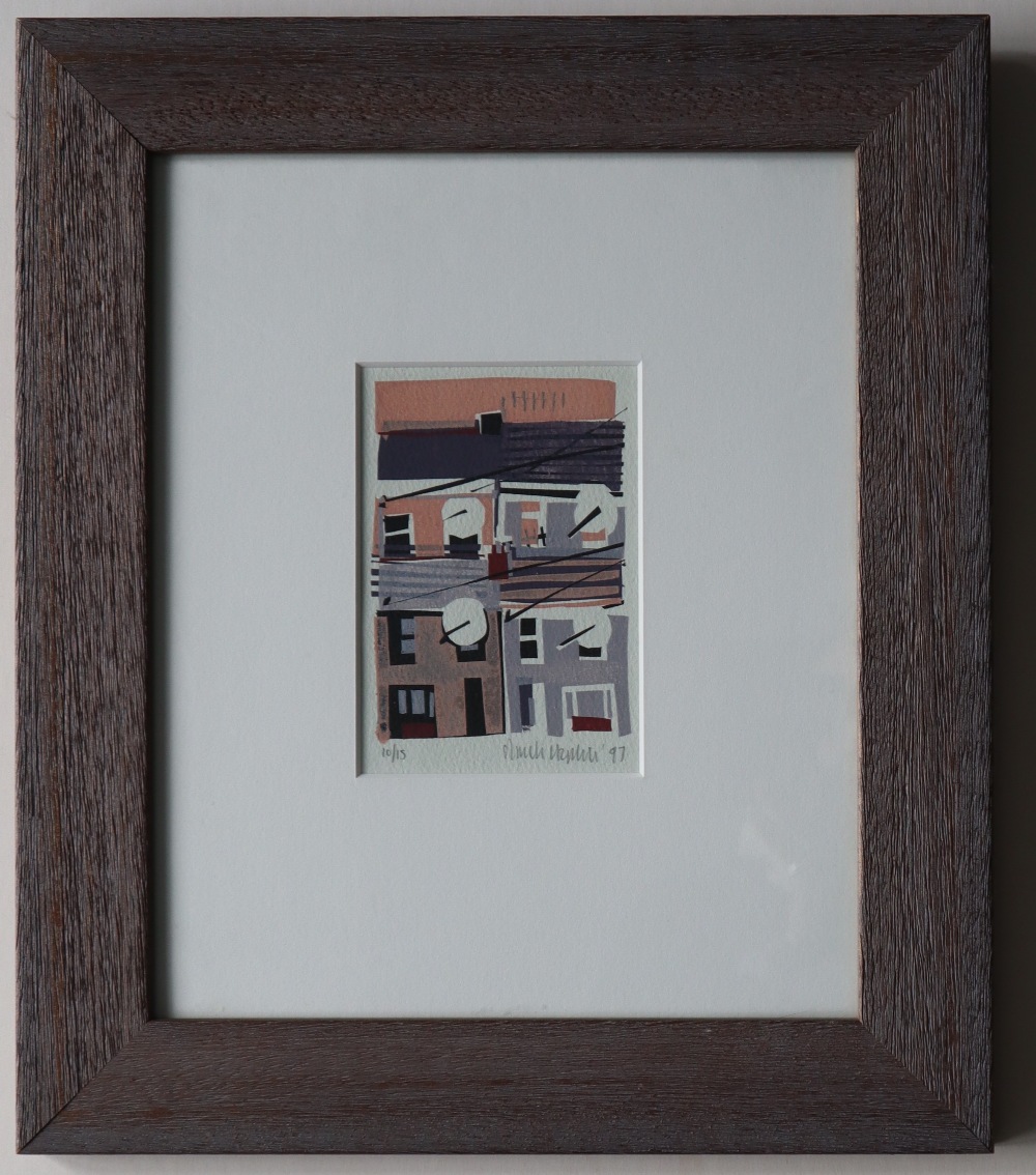 Sarah Hopkins Terraced row A limited edition print No. - Image 2 of 4