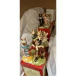 A collection of Royal Doulton Bunnykins figures together with a Royal Albert example