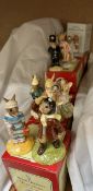 A collection of Royal Doulton Bunnykins figures together with a Royal Albert example