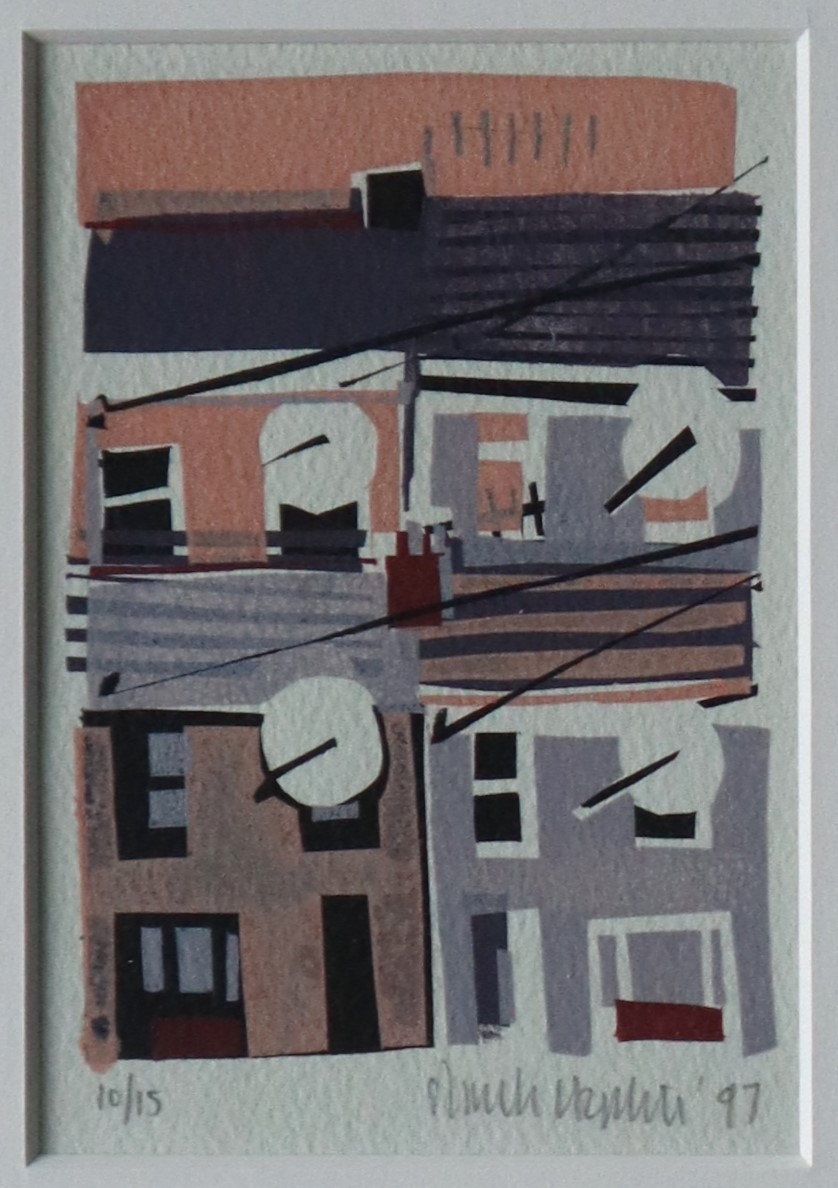 Sarah Hopkins Terraced row A limited edition print No. - Image 3 of 4