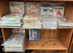 A collection of Rupert The Bear annuals including 1961,