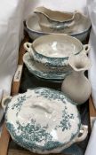 Pottery sauce tureens etc