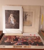 Henry Wilkinson Terriers A Limited Edition etching Signed Together with signed photographs, prints,