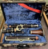 A Hawkes & Son clarinet,