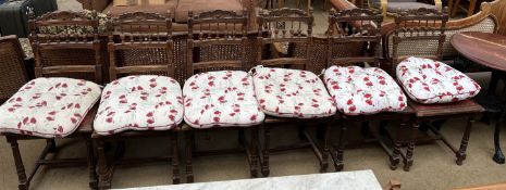 ***Unfortunately this lot has been withdrawn from sale*** A set of six dining chairs with spindle