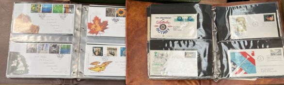 Two albums of first day covers