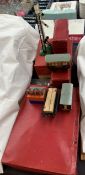 Hornby Railways O Gauge carriages together with rail etc