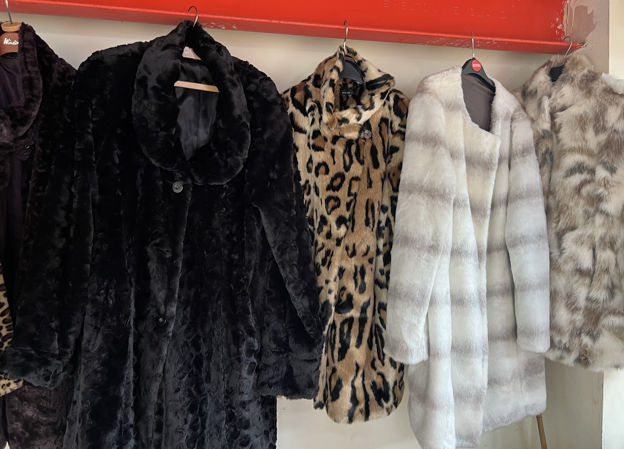 A collection of ladies faux fur and other jackets including David Emanuel, - Image 2 of 3