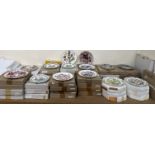 A large collection of Bradford Exchange collectors plates, boxed including Royal Albert,