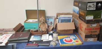 Assorted Concorde Memorabilia together with a teddy bear, pastry cutters, AA badge,