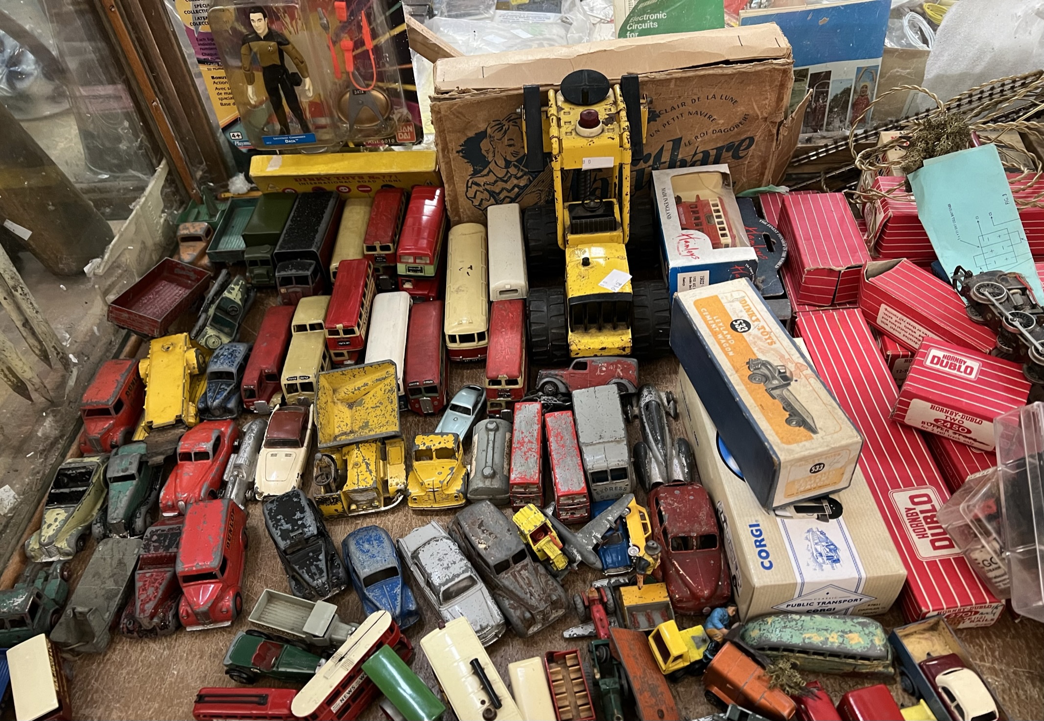 A collection of play worn Dinky, corgi and other model vehicles together with a Star Trek figure, - Image 2 of 4