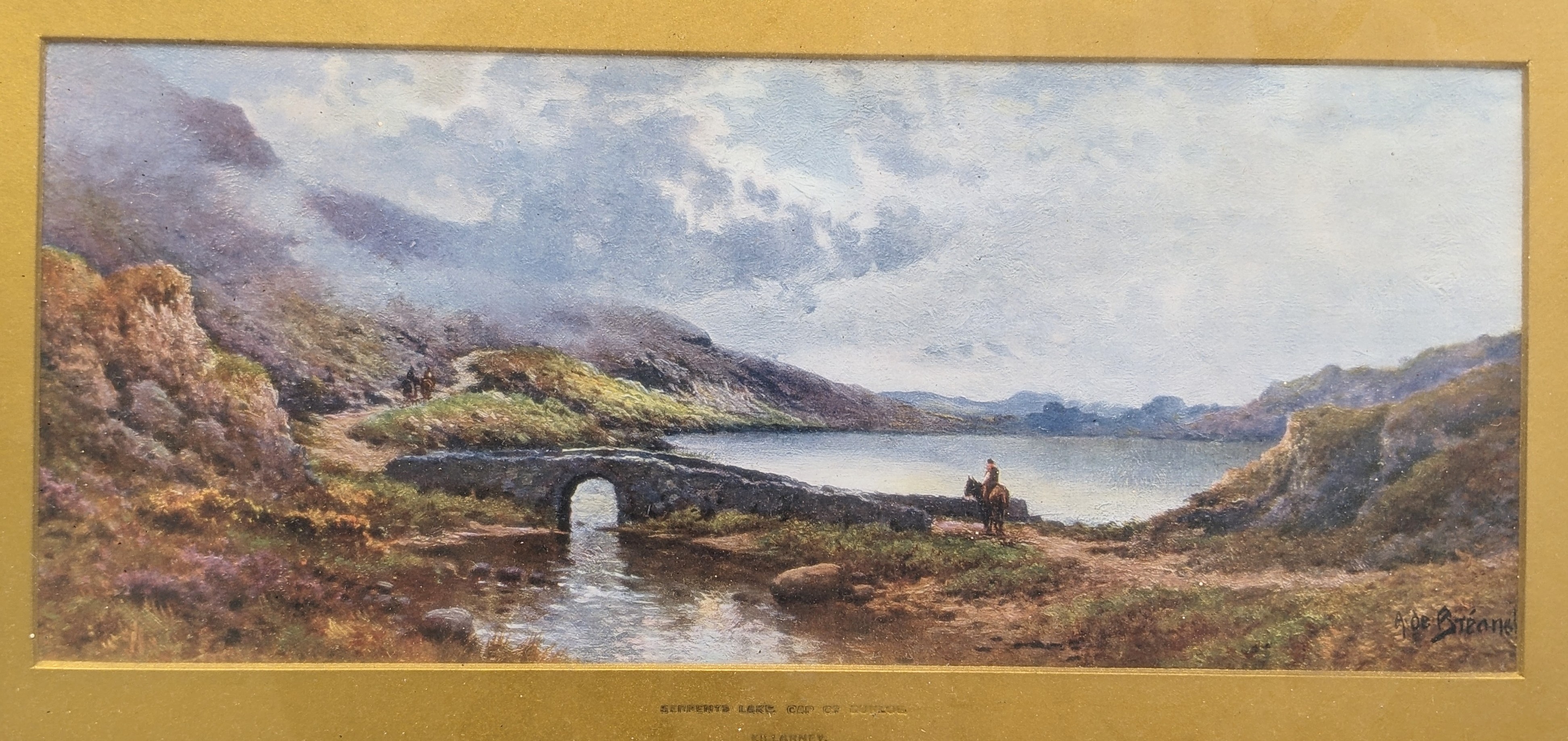 J Shapland A Coastal scene Watercolour Signed Together with a collection of watercolours and prints - Image 5 of 9