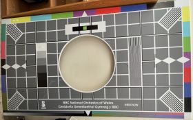 A BBC National Orchestra of Wales promotional test card panel