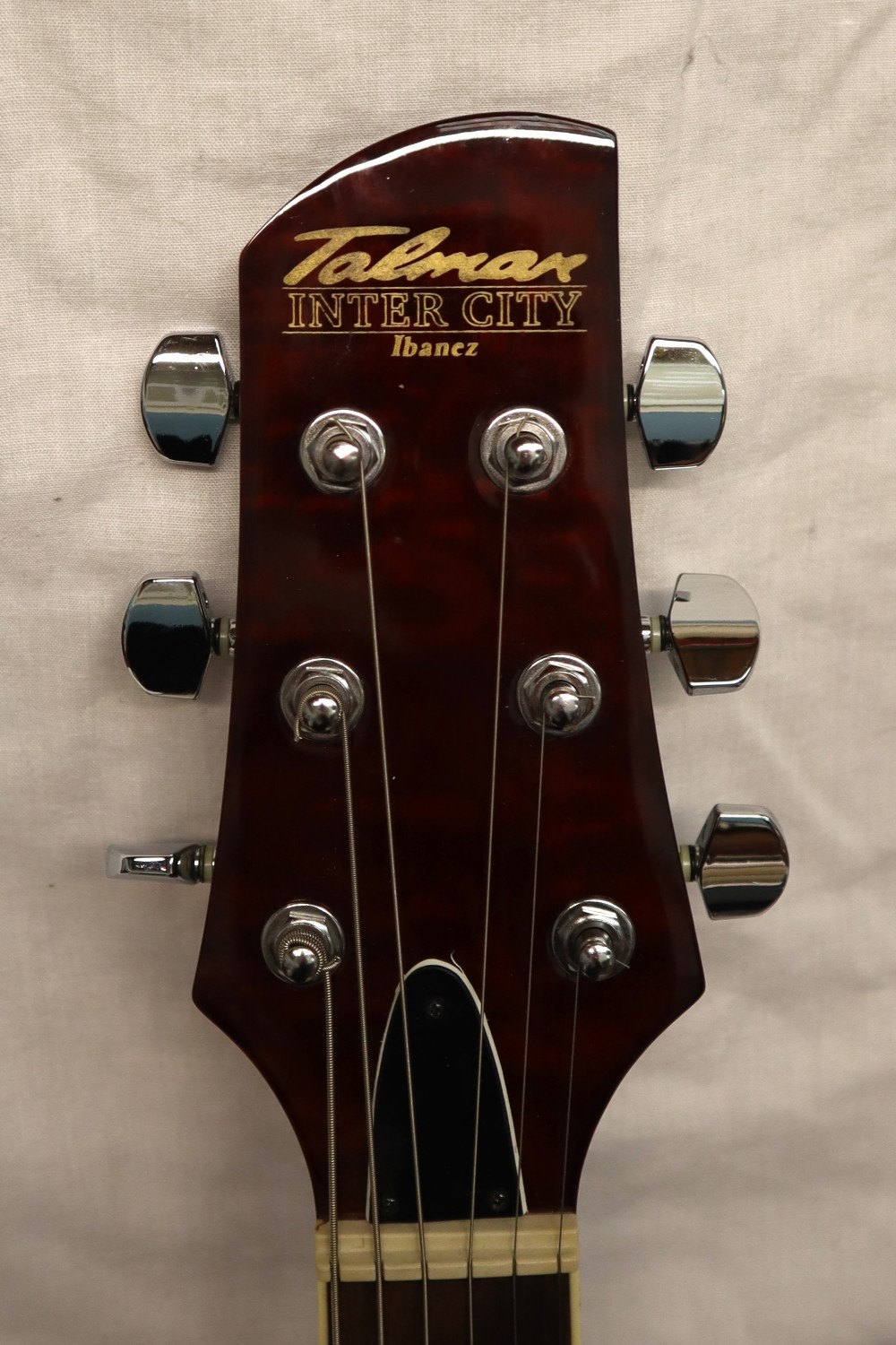 A Talman Inter City Ibanez six string guitar, Model No TCM50VBS 1203, No. - Image 12 of 14