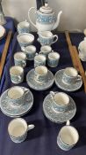 A Wedgwood Florentine pattern part coffee set pattern no W2714