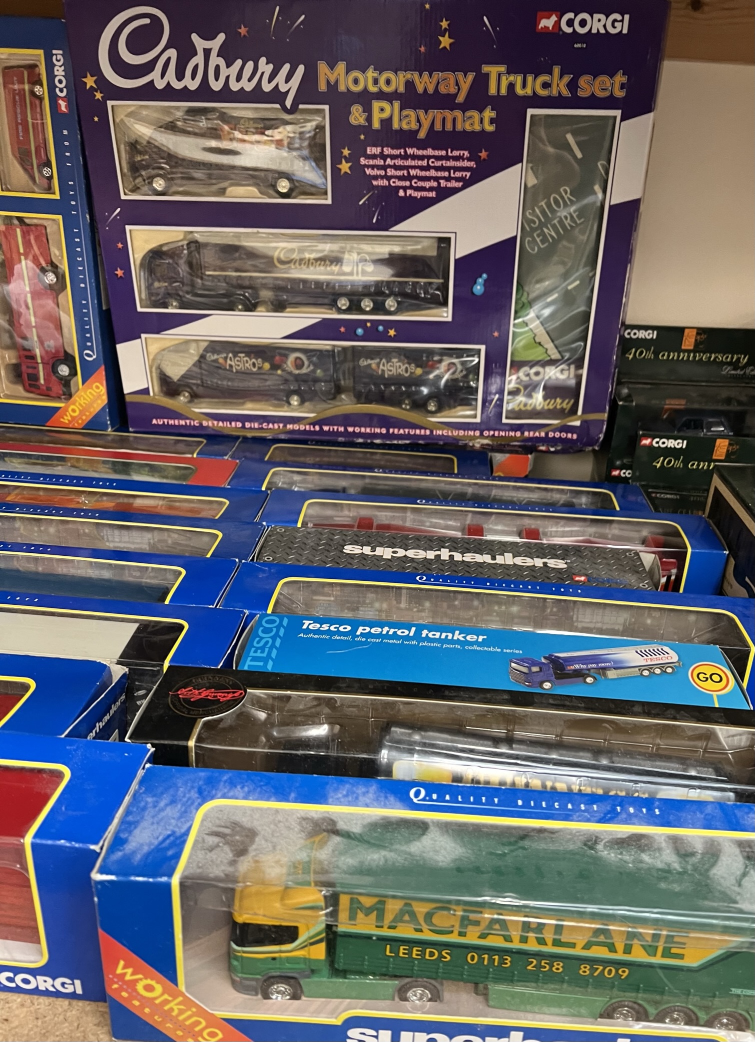 Corgi Cadbury Motorway truck set together with a collection of Corgi and other models including - Image 4 of 5