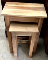 A nest of two modern tables