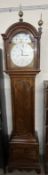 A 19th century and later mahogany longcase clock,