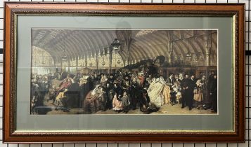After William Powell Frith The Railway Station A print