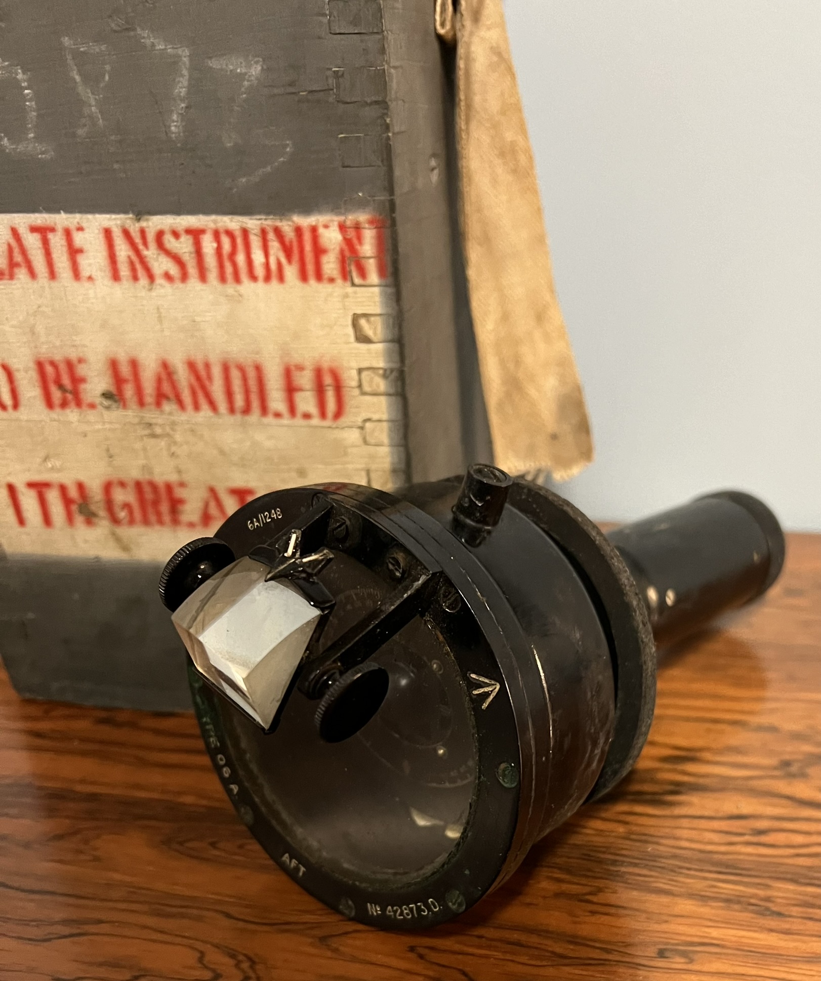 A World war II hand held compass type 06 A, - Image 2 of 2