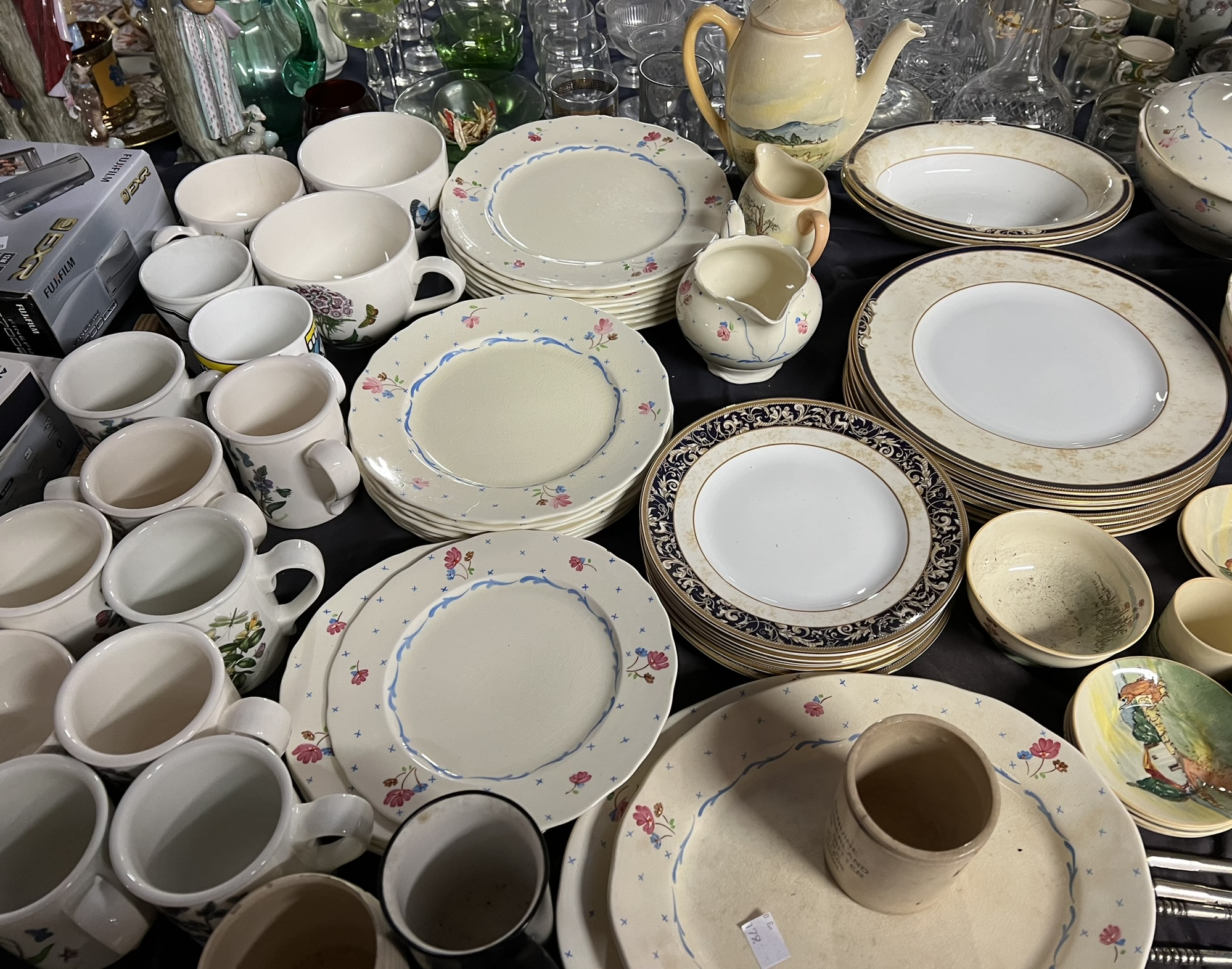 A Wedgwood part dinner set together with a Royal Doulton The Cotswold Shepherd pattern part coffee - Image 3 of 3