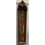 An oak cased Admiral Fitzroy's Barometer